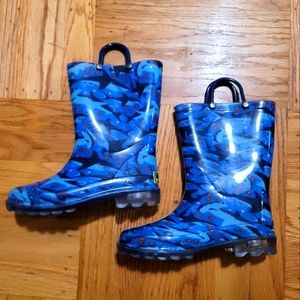 Boys Rain boots, light up